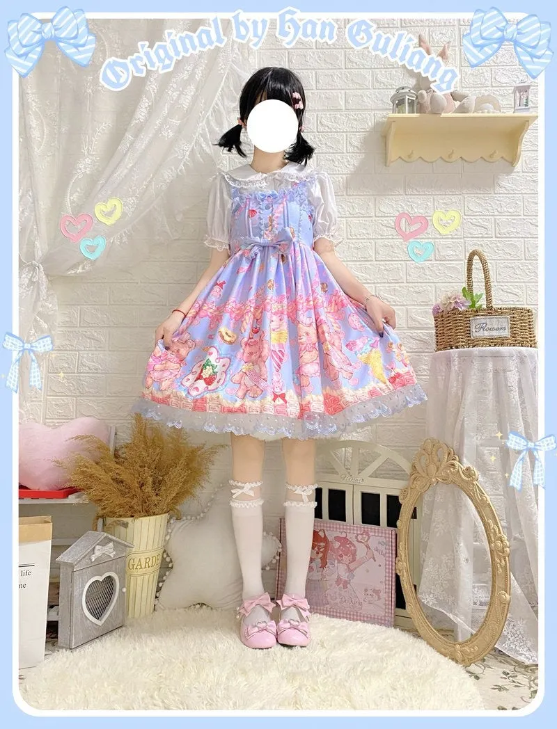 Teddy Bear Bakery Lolita Dress