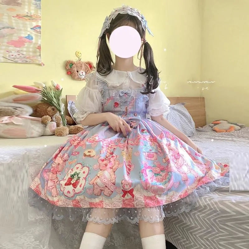 Teddy Bear Bakery Lolita Dress