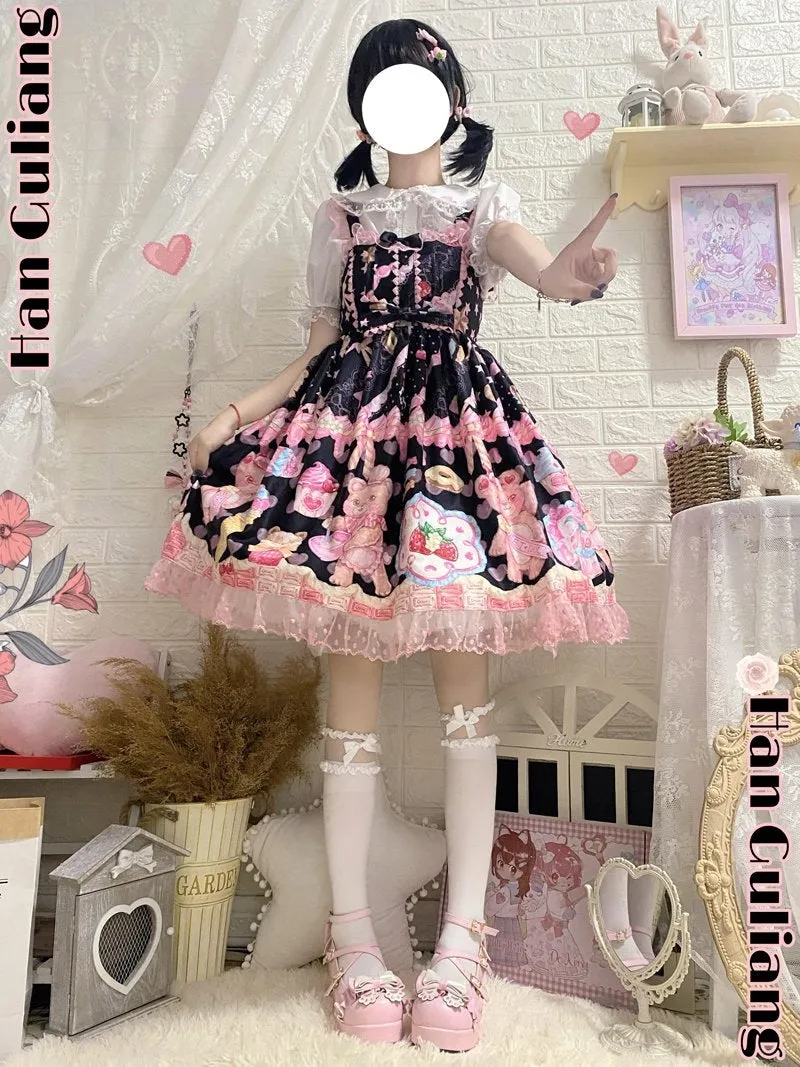 Teddy Bear Bakery Lolita Dress