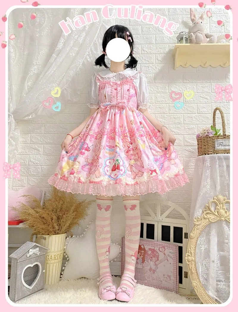 Teddy Bear Bakery Lolita Dress