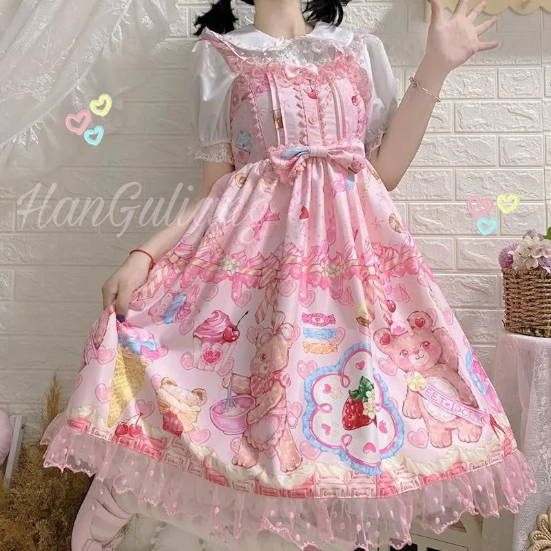 Teddy Bear Bakery Lolita Dress