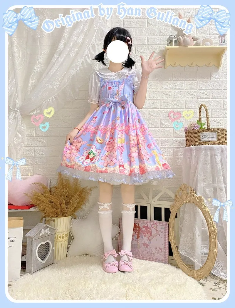 Teddy Bear Bakery Lolita Dress