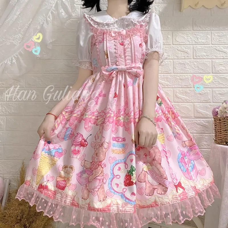 Teddy Bear Bakery Lolita Dress