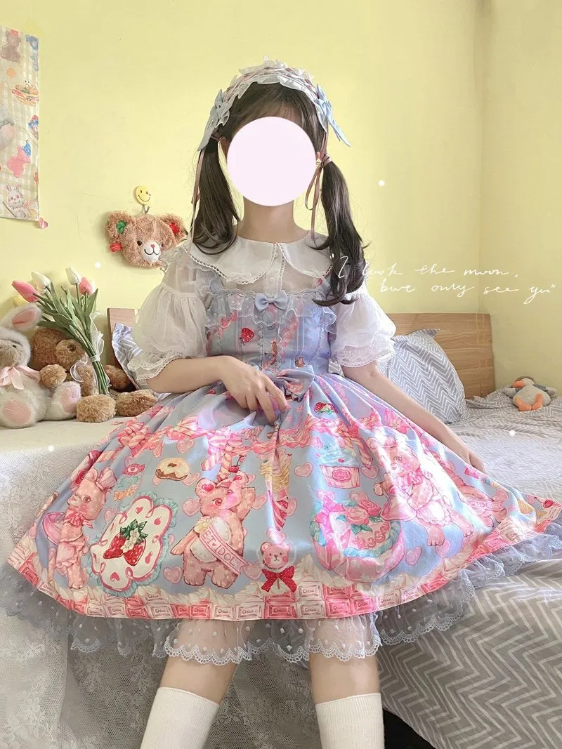 Teddy Bear Bakery Lolita Dress