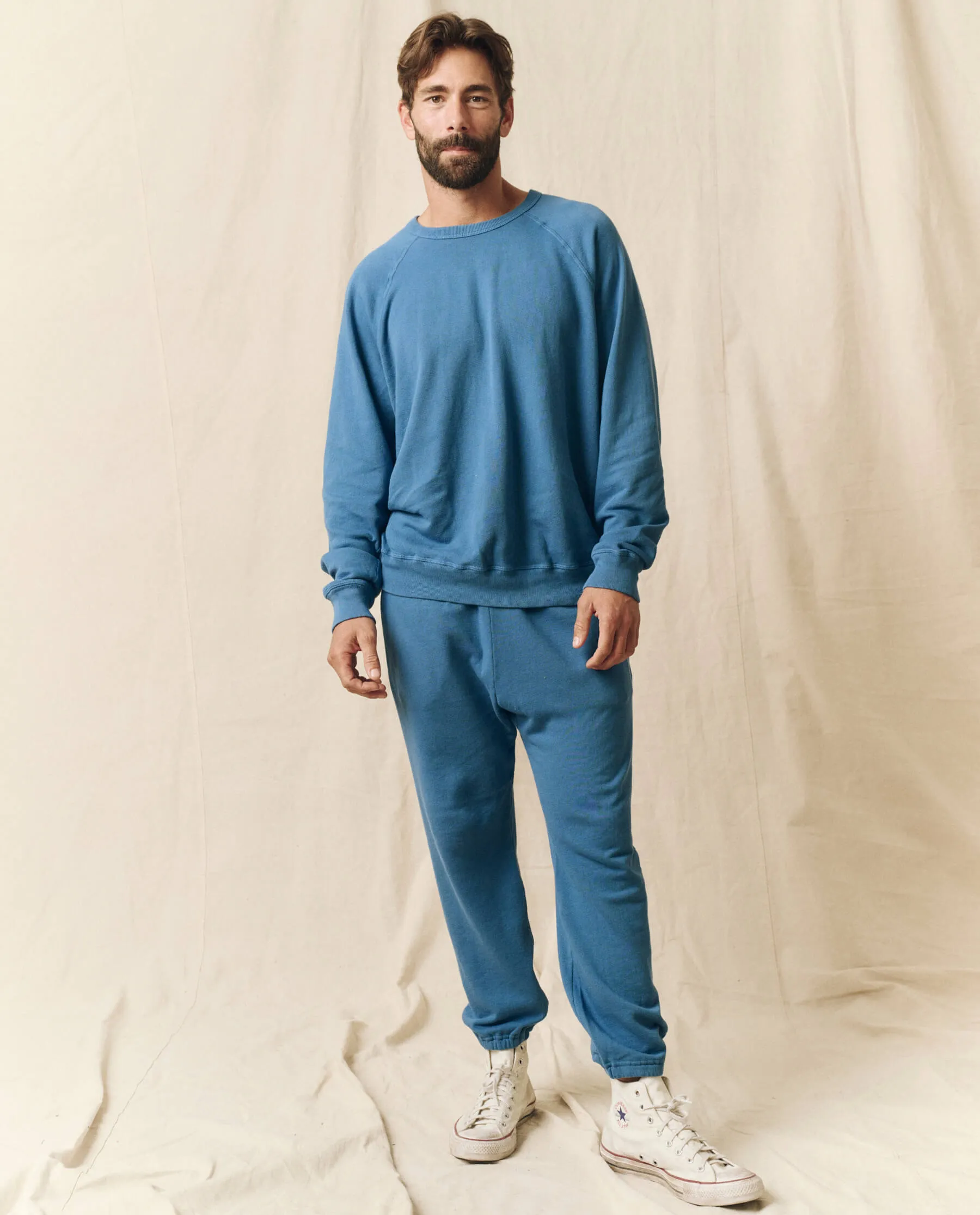 The Men's Stadium Sweatpant. Solid -- Glacier Blue