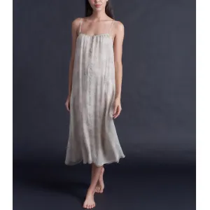 Thea Paneled Slip Dress in Liberty Silk Chiffon Dulwich Park