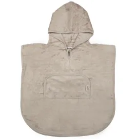 Timboo Poncho with V-neck Bamboo 4-6Y | Feather Grey