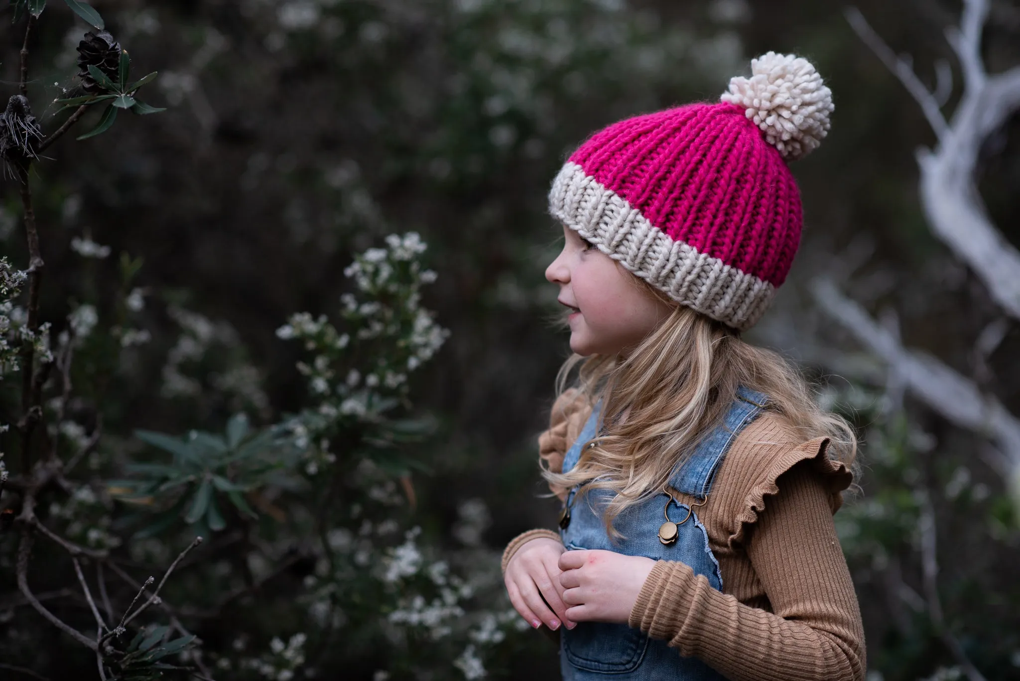 Traveller Chunky Beanie Fuchsia