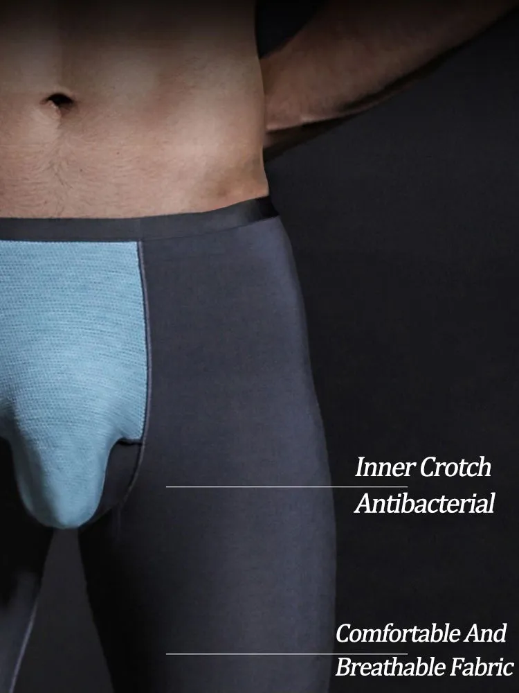 Two-in-one Antibacterial Inner Crotch Long Johns Underwear