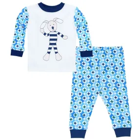 Under the Nile Organic Kids Pajamas - Prism Navy