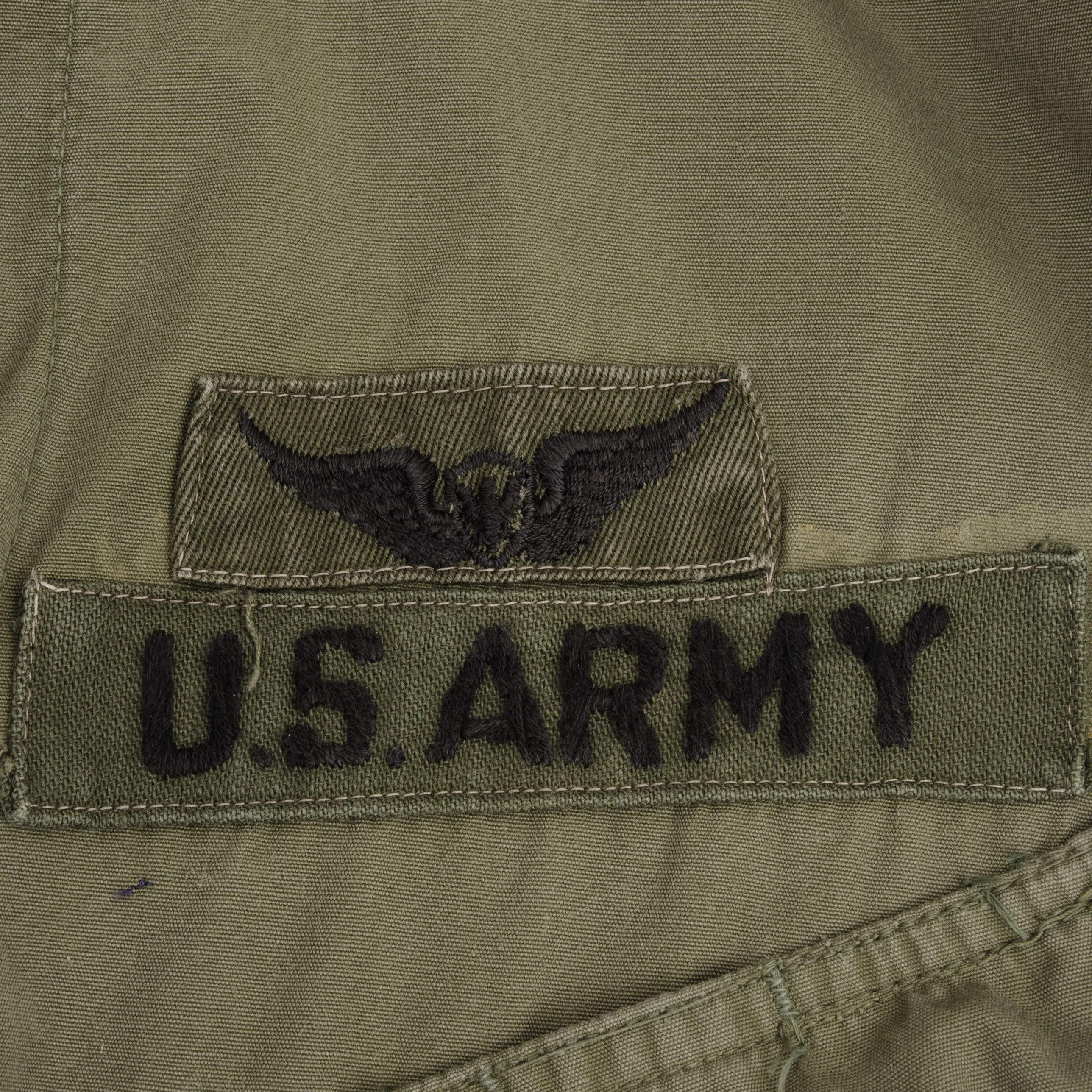 VINTAGE US ARMY TROPICAL COMBAT JACKET 3RD PATTERN 1967 VIETNAM WAR SMALL REG