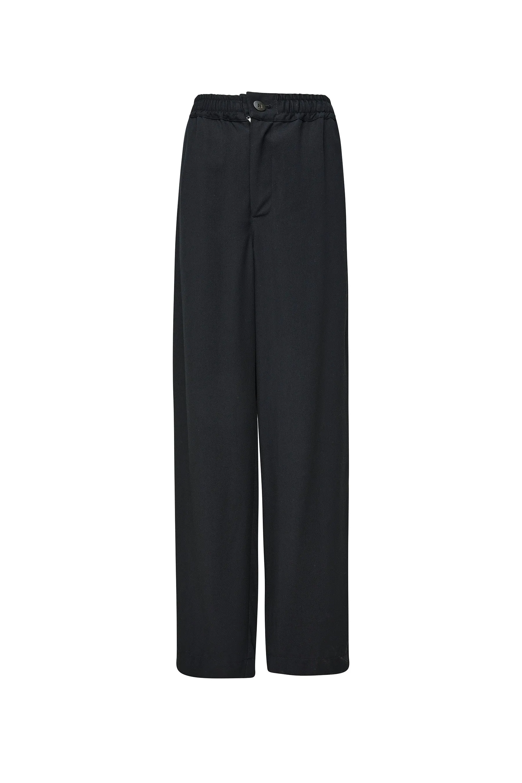 viscose twill straight pant