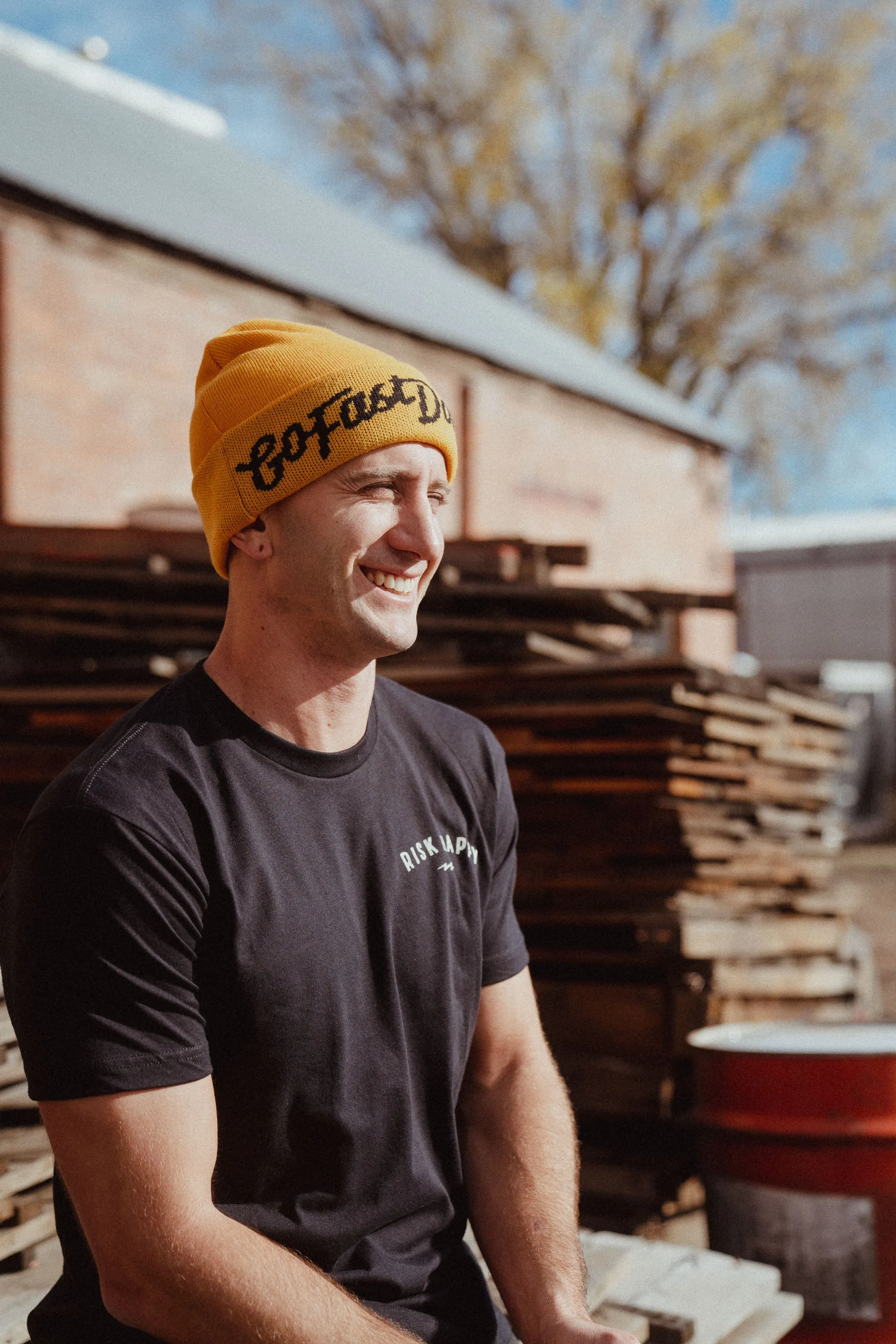 Wet Bandit Yellow Beanie