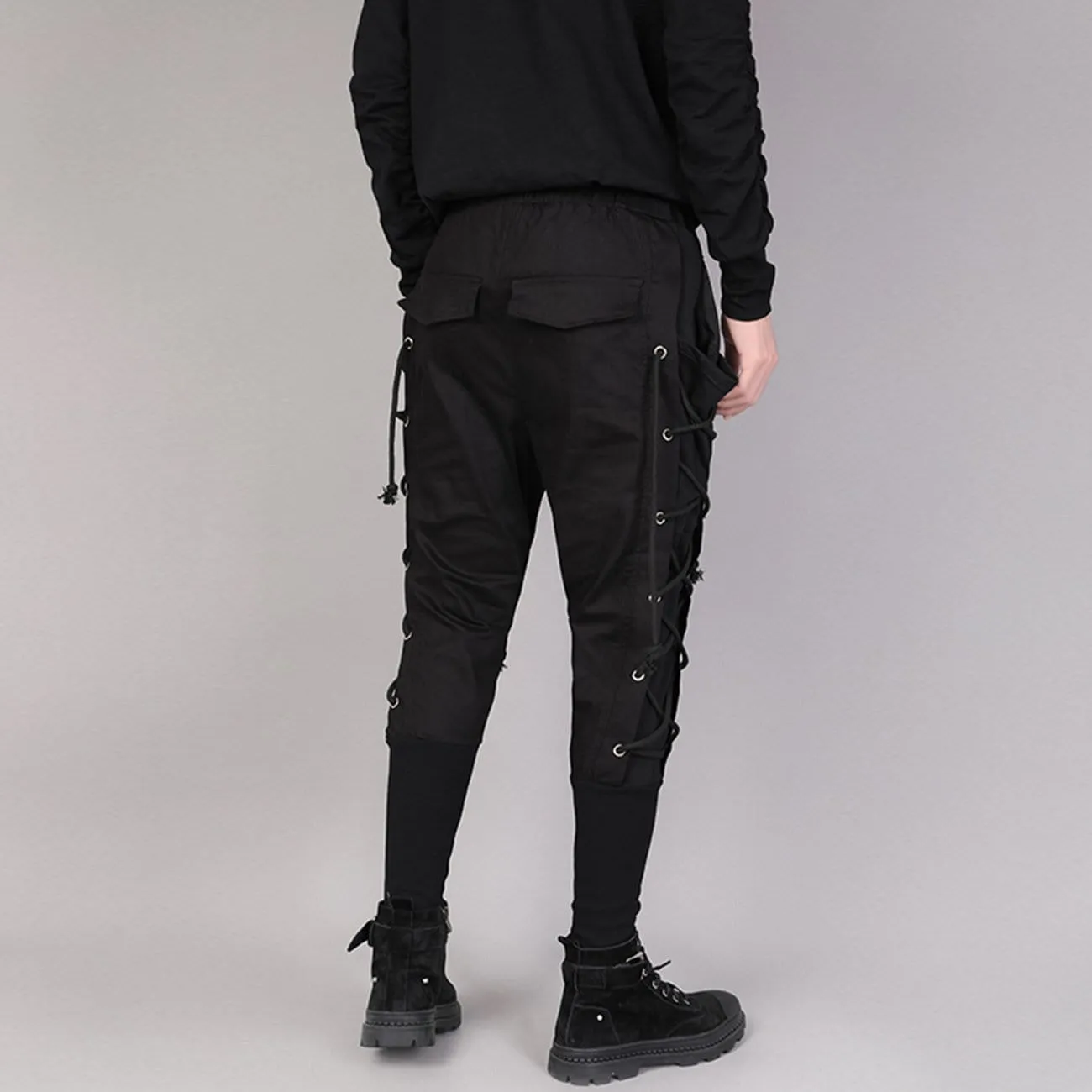 WLS Drawstring Webbing Function Pants