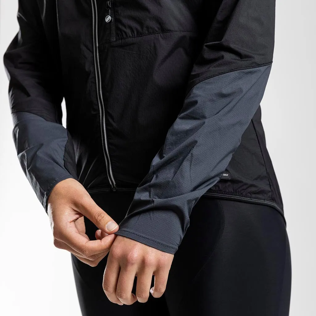 Women's Trovare Lightweight Gravel Jacket (Black)